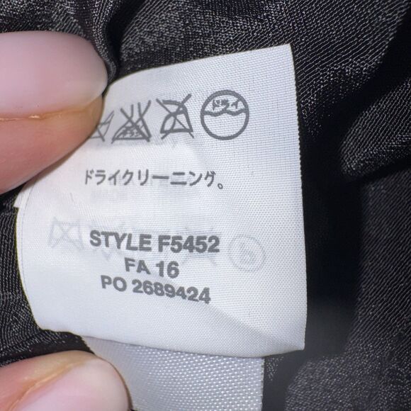 J Crew Silk A Line Twill Midi Dress Black Blue Ivory Windowpane Check Women 10 - Picture 11 of 11